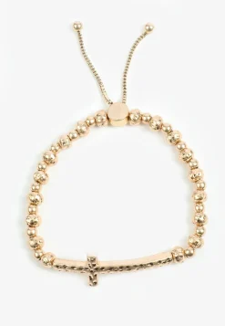 Maurices Bracelets & Anklets-Hammered Cross Bolo Bracelet