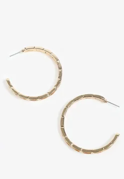 Maurices Earrings-Link Hoops Earrings