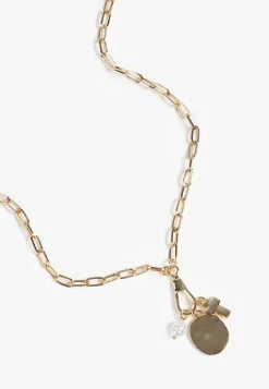 Maurices Necklaces-Mini Cross And Faux Pearl Charm Necklace