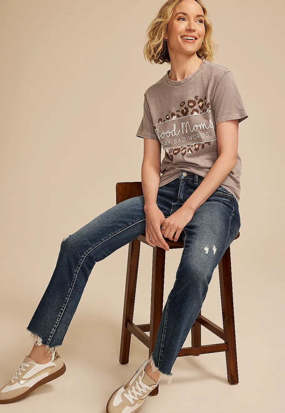 Maurices Tees|Graphics-Good Moms Say Bad Words Relaxed Fit Graphic Tee