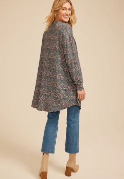 Maurices Sweaters Cardigans & Kimonos-Hacci Printed Cardigan