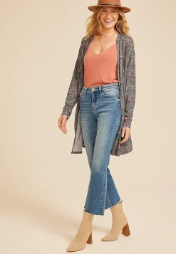 Maurices Sweaters Cardigans & Kimonos-Hacci Printed Cardigan