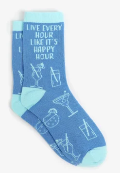 Maurices Socks & Tights-Happy Hour Crew Socks