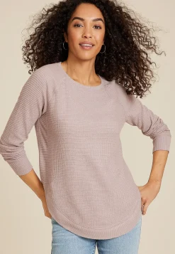 Maurices Tees-Haven Waffle Tunic Top