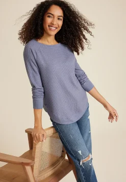 Maurices Tees-Haven Waffle Tunic Top