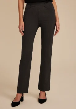 Maurices Pants-Heathered Bengaline Mid Rise Bootcut Pant