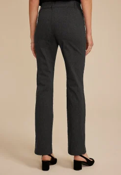Maurices Pants-Heathered Bengaline Mid Rise Bootcut Pant
