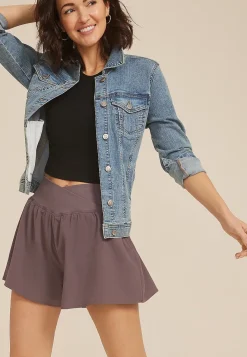 Maurices Shorts-High Rise Crossover 4in Short