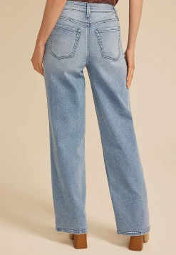 Maurices Flare & Wide Leg Jeans|Flare & Wide Leg Jeans-High Rise Side Seam Wide Leg Jean