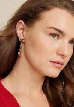 Maurices Earrings-Holiday Sleigh And Tree Linear Earrings