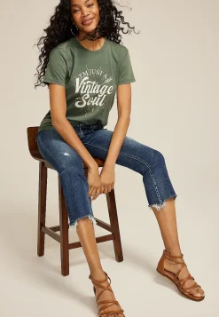 Maurices Tees|Graphics-I Am Just A Vintage Soul Relaxed Fit Graphic Tee
