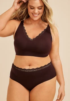 Maurices Panties|Panties-Invisibliss High Waist Lace Trim Hipster Panty