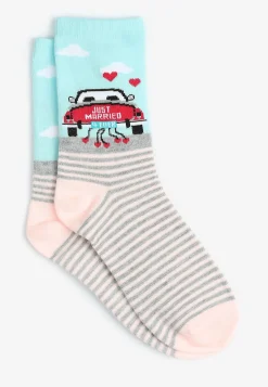 Maurices Socks & Tights-Just Married Crew Socks