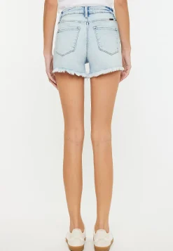 Maurices Shorts|Jean Shorts-KanCan™ Curvy High Rise Acid Frayed 3.5in Mom Short
