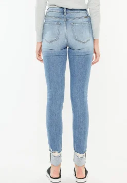 Maurices Jeggings & Skinny Jeans|Curvy Fit-KanCan™ Curvy High Rise Ripped Cuffed Hem Skinny Jean