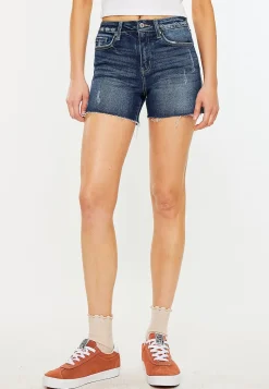 Maurices Shorts|Jean Shorts-KanCan™ Dark High Rise Frayed Hem 4in Short