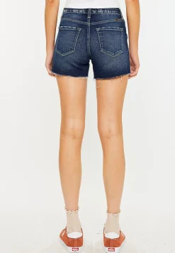 Maurices Shorts|Jean Shorts-KanCan™ Dark High Rise Frayed Hem 4in Short