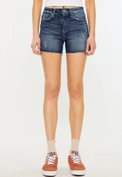 Maurices Shorts|Jean Shorts-KanCan™ Dark High Rise Frayed Hem 4in Short