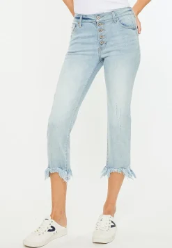 Maurices Crops & Capris|Crops & Capris-KanCan™ High Rise Button Fly Straight Cropped Jean
