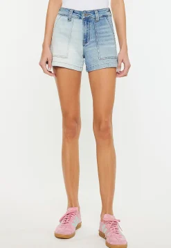Maurices Shorts|Jean Shorts-KanCan™ High Rise Pieced Mom 3.5in Short