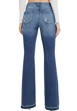 Maurices Flare & Wide Leg Jeans|Flare & Wide Leg Jeans-KanCan™ High Rise Side Panel Released Hem Flare