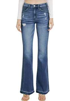 Maurices Flare & Wide Leg Jeans|Flare & Wide Leg Jeans-KanCan™ High Rise Side Panel Released Hem Flare