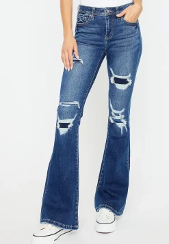 Maurices Flare & Wide Leg Jeans|Flare & Wide Leg Jeans-KanCan™ Mid Rise Ripped Flare Jean