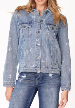 Maurices Jackets-KanCan™ Star Denim Trucker Jacket