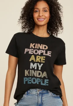 Maurices Tees|Graphics-Kind People Are My Kinda People Relaxed Fit Graphic Tee