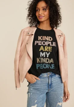 Maurices Tees|Graphics-Kind People Are My Kinda People Relaxed Fit Graphic Tee