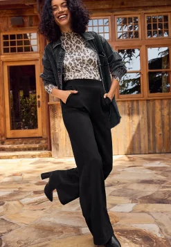 Maurices Pants|Crops & Capris-Knit High Rise Wide Leg Pant