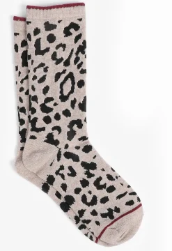 Maurices Socks & Tights-Leopard Crew Socks