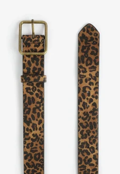 Maurices Belts-Leopard Square Buckle Belt