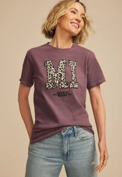 Maurices Tees|Graphics-Leopard State Relaxed Fit Graphic Tee