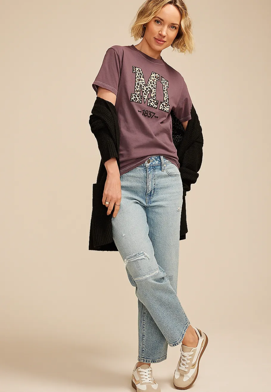 Maurices Tees|Graphics-Leopard State Relaxed Fit Graphic Tee