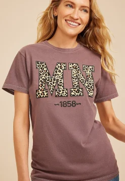 Maurices Tees|Graphics-Leopard State Relaxed Fit Graphic Tee