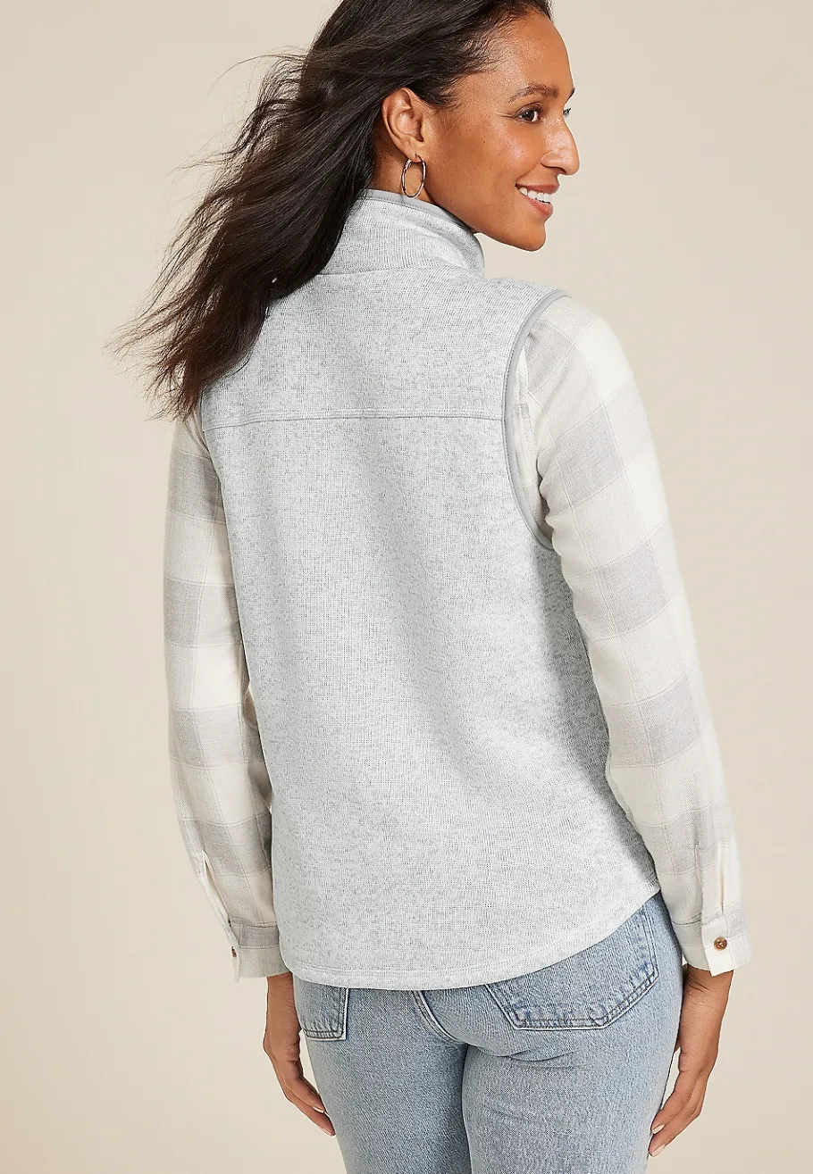 Maurices Jackets-Lightweight Full Zip Fleece Vest