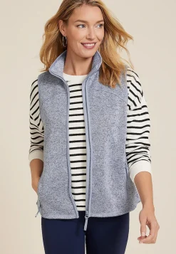 Maurices Jackets-Lightweight Full Zip Fleece Vest