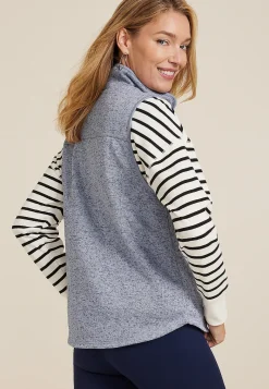 Maurices Jackets-Lightweight Full Zip Fleece Vest