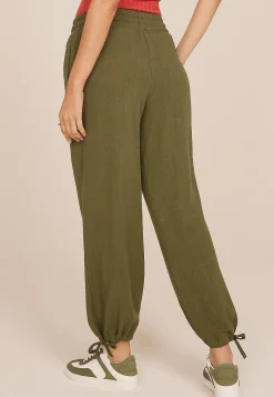 Maurices Pants-Linen Convertible Mid Rise Wide Leg Pant