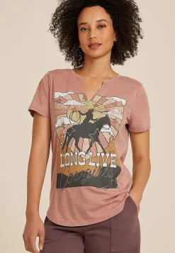 Maurices Tees|Graphics-Long Live Cowgirls Classic Fit Graphic Tee
