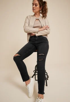 Maurices Jeggings & Skinny Jeans|Ankle Jeans-m jeans by ™ High Rise Ripped Double Button Ankle Jegging