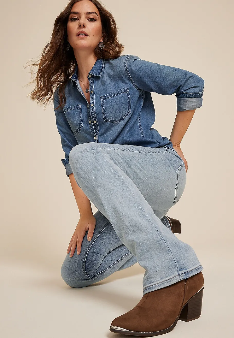 Maurices Bootcut Jeans|Bootcut Jeans-m jeans by ™ Classic Slim Boot Mid Rise Jean