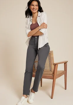 Maurices Straight Jeans|Straight Jeans-m jeans by ™ Color High Rise Sculpt Straight Jean