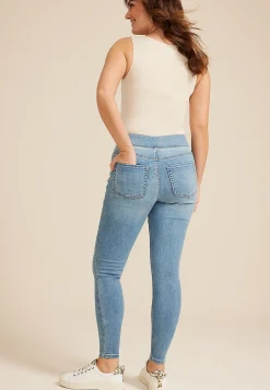 Maurices Jeggings & Skinny Jeans|Ankle Jeans-m jeans by ™ Cool Comfort Crossover High Rise Pull On Ankle Jegging