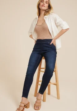 Maurices Jeggings & Skinny Jeans|Repreve® Jeans-m jeans by ™ Cool Comfort Crossover High Rise Pull On Super Skinny Jean