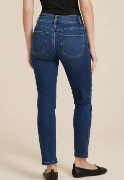 Maurices Straight Jeans|Ankle Jeans-m jeans by ™ Curvy High Rise Slim Straight Ankle Jean