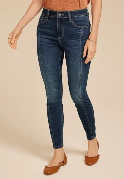 Maurices Jeggings & Skinny Jeans|Jeggings & Skinny Jeans-m jeans by ™ Dark High Rise Side Seam Jegging