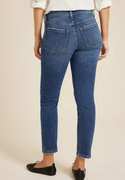Maurices Straight Jeans|Ankle Jeans-m jeans by ™ Dark Mid Rise Slim Straight Ankle Jean