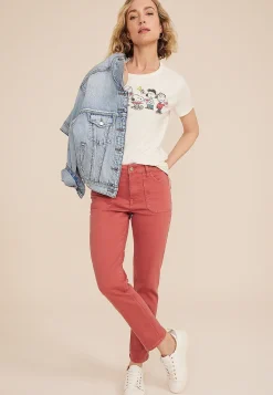 Maurices Straight Jeans|Ankle Jeans-m jeans by ™ High Rise Color Slim Straight Ankle Jean